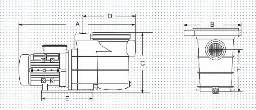 swimming pool big pump drawing